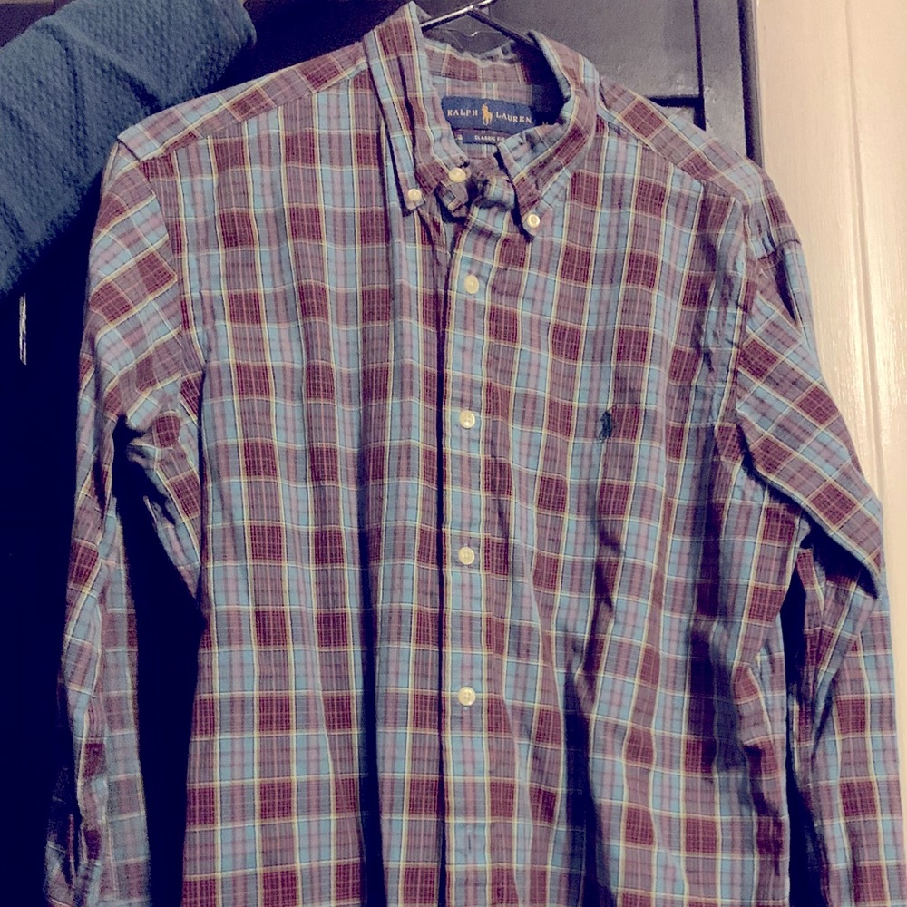 Ralph Lauren Button Down Medium. Worn once.